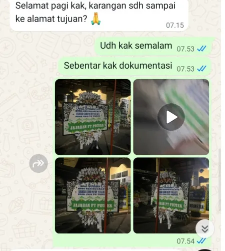 Pengiriman Papan Bunga Selamat Gedung Pernikahan Jakarta Pusat