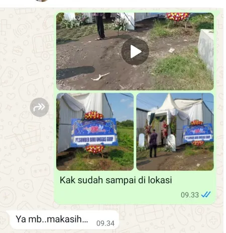 Pengiriman Karangan Bunga Gedung Pernikahan Jakarta Pusat