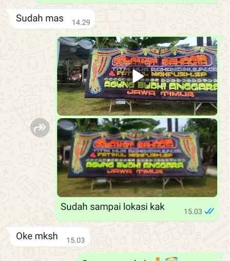Pengiriman Papan Bunga Gedung Pernikahan Jakarta Pusat