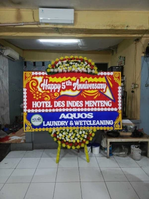 Papan Bunga di Gedung Pernikahan Jakarta Pusat