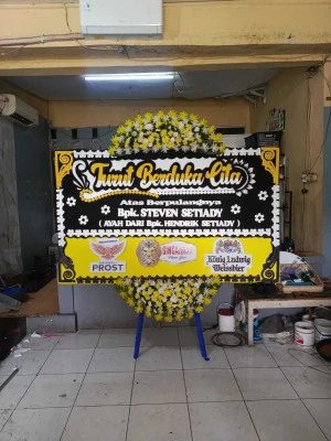 Papan Bunga di Gedung Pernikahan Jakarta Pusat