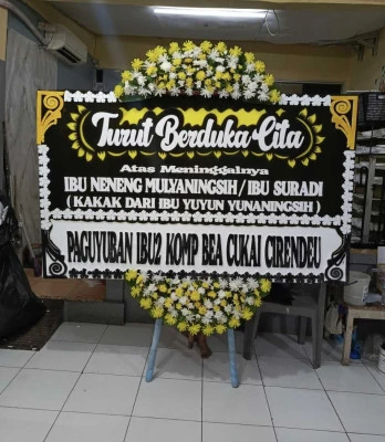 Papan Bunga di Gedung Pernikahan Jakarta Pusat